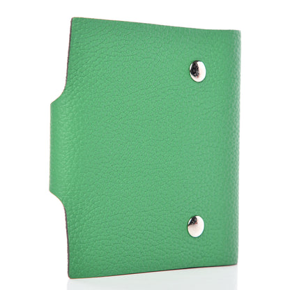 Hermes Taurillon Clemence Ulysse Mini Notebook Bambou 3 of 9