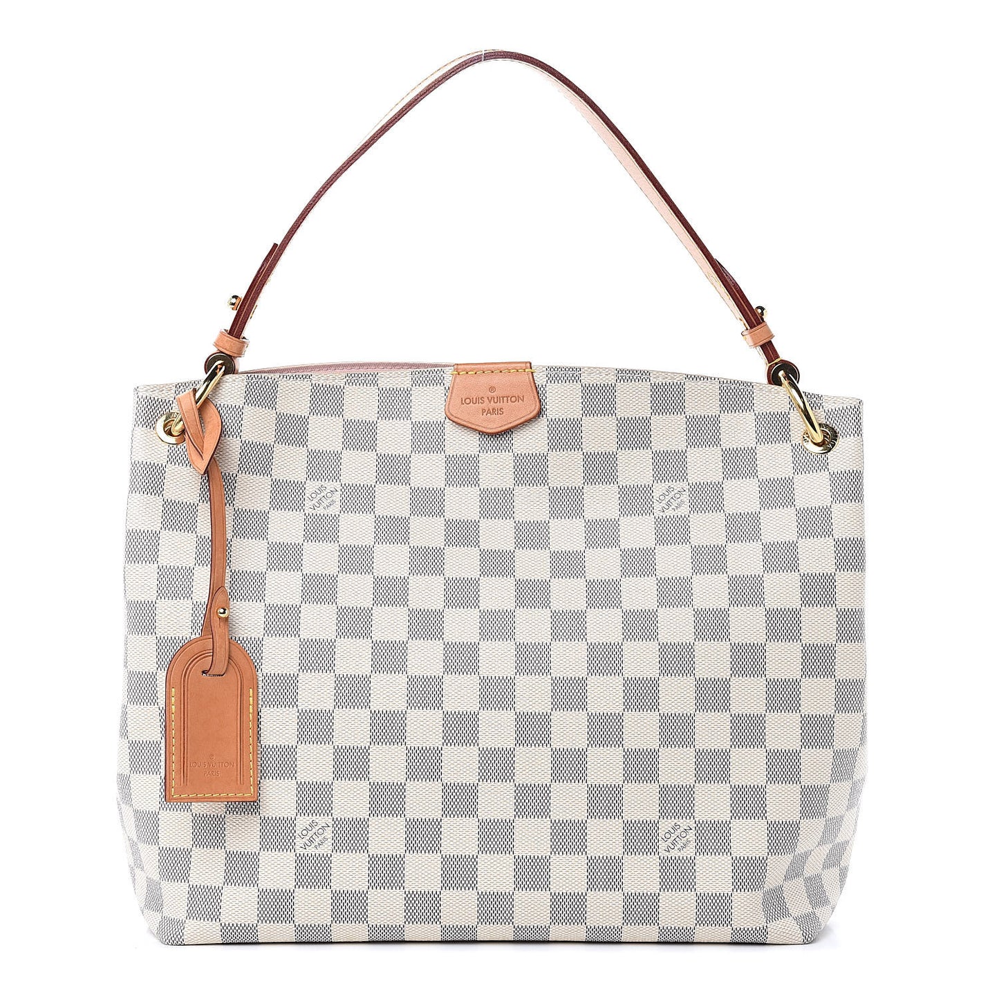 Damier Azur Graceful PM Rose Ballerine