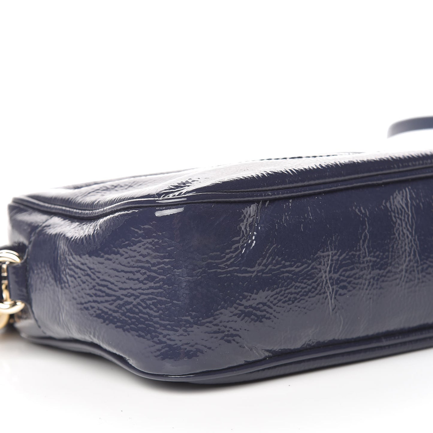 Vernice Naplack Small Soho Disco Bag Uniform Blue