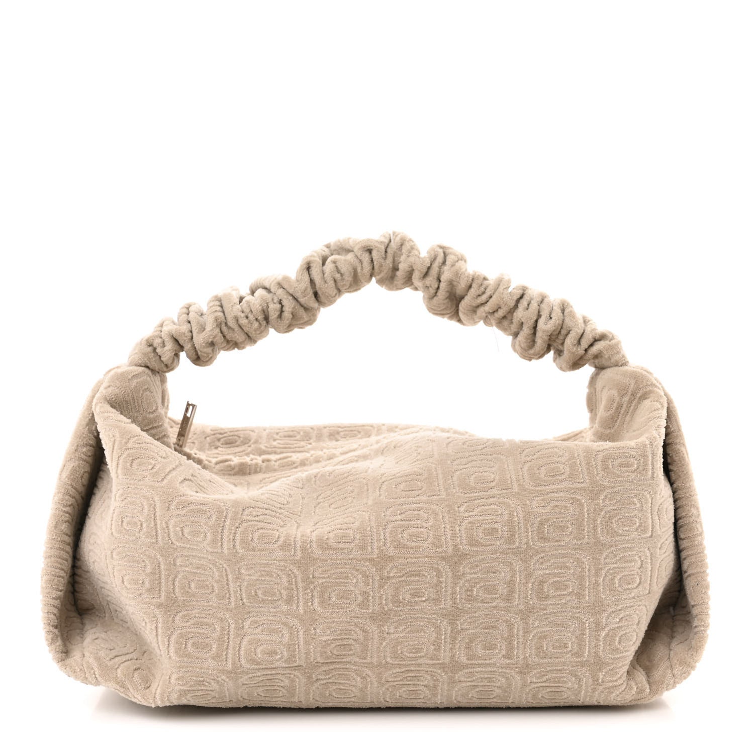 Alexander Wang Velvet Small Scrunchie Bag Simply Taupe 1 of 11