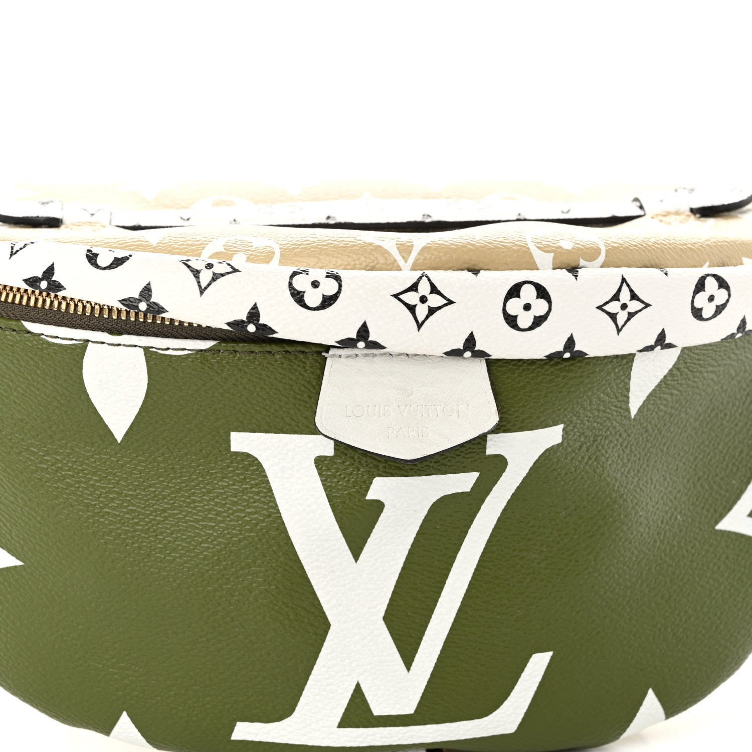 Louis Vuitton Monogram Giant Bumbag Kaki Beige 7 of 9