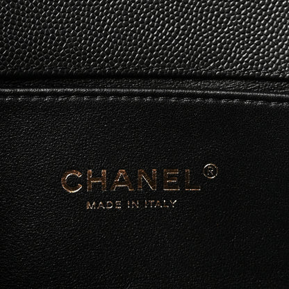 Chanel Caviar Quilted Medium Boy Flap Black 6 of 10