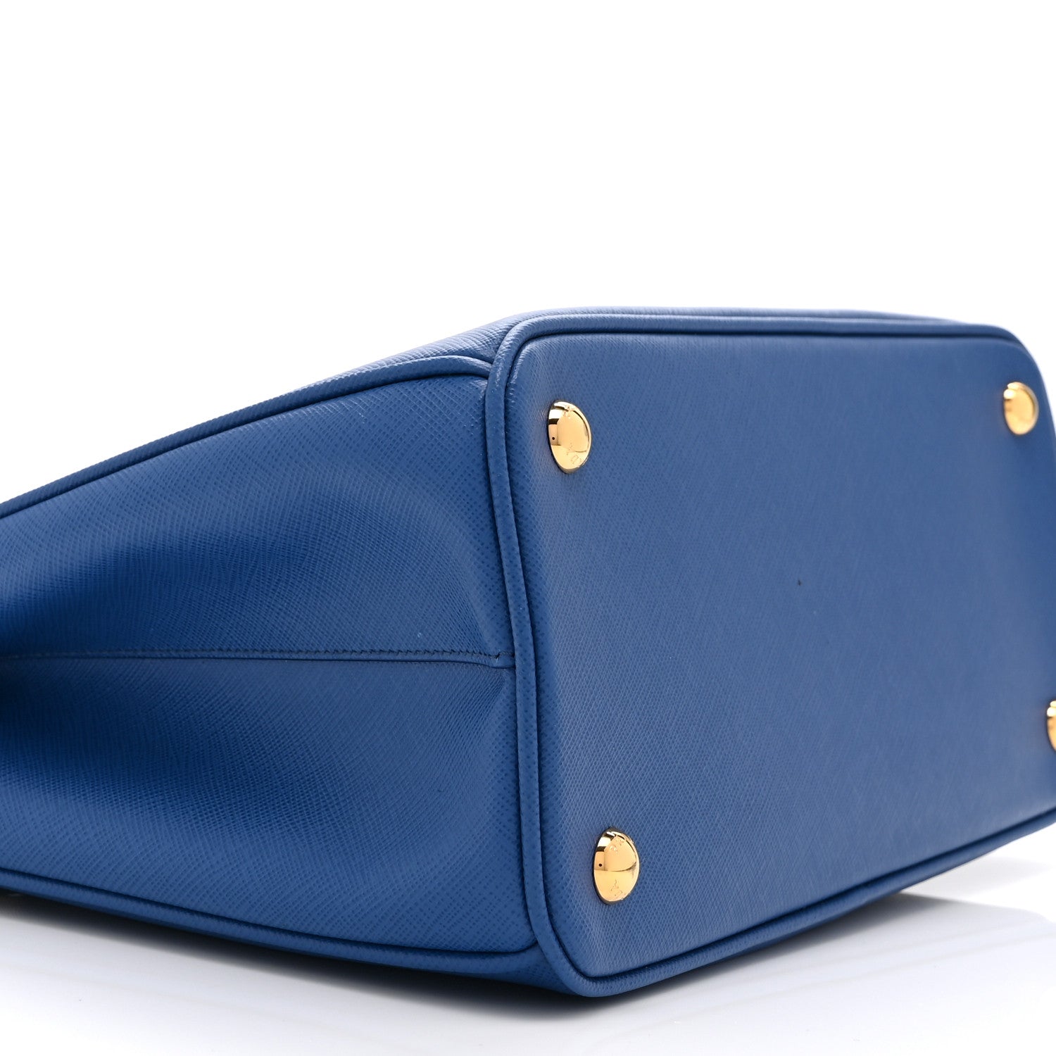 Prada Saffiano Lux Small Galleria Double Zip Tote Bluette 9 of 10