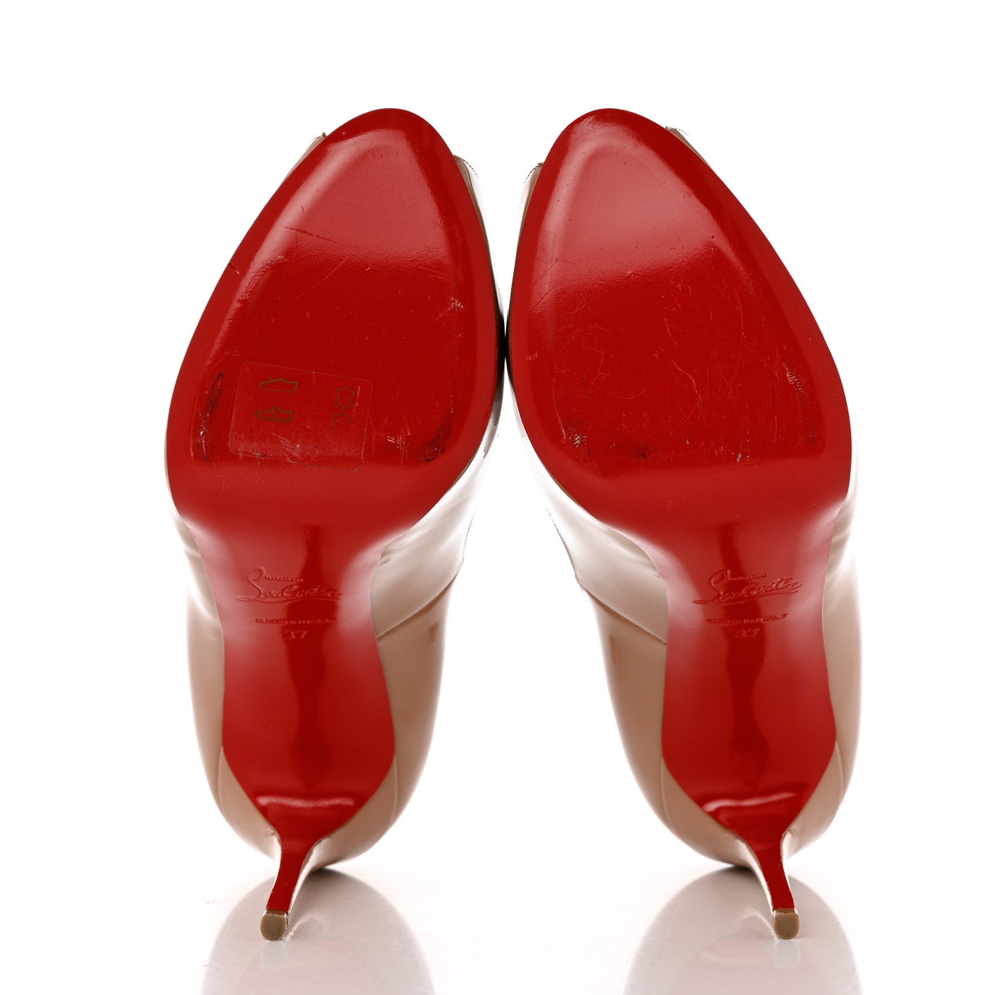 Patent New Very Prive 120 Pumps 37 Nude