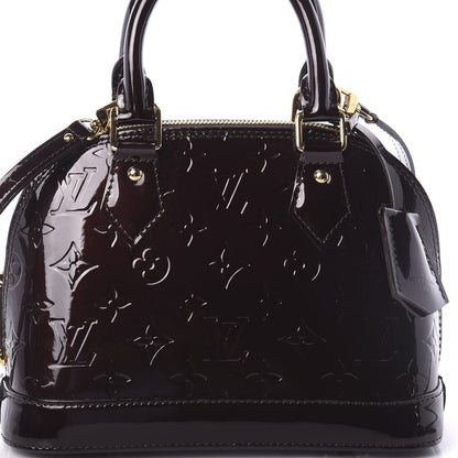 Louis Vuitton Vernis Alma BB Amarante 7 of 9