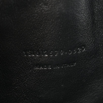 Saint Laurent Grain De Poudre Matelasse Monochrome Monogram Mini Lou Camera Bag Black 7 of 14