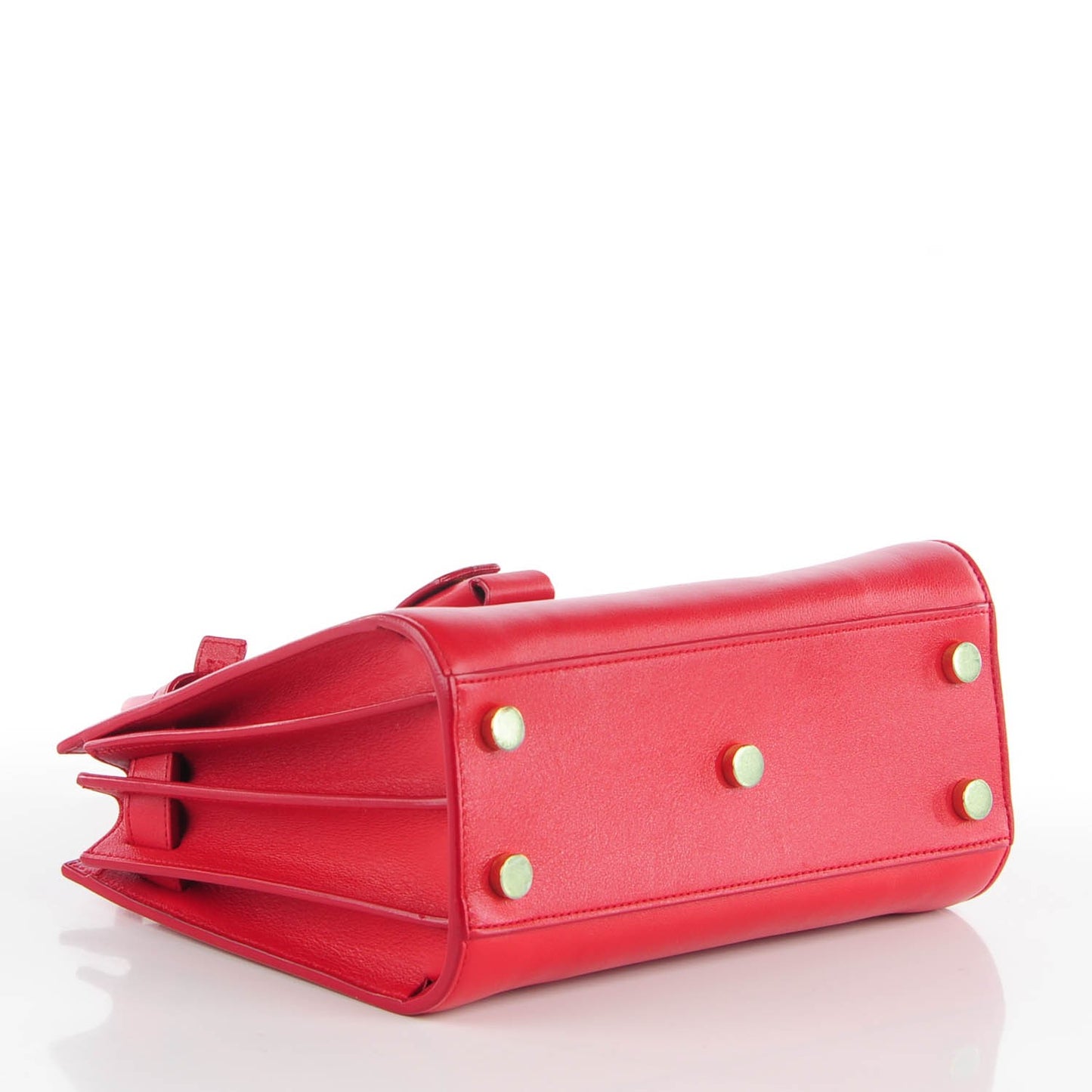Calfskin Nano Sac De Jour Lipstick Red
