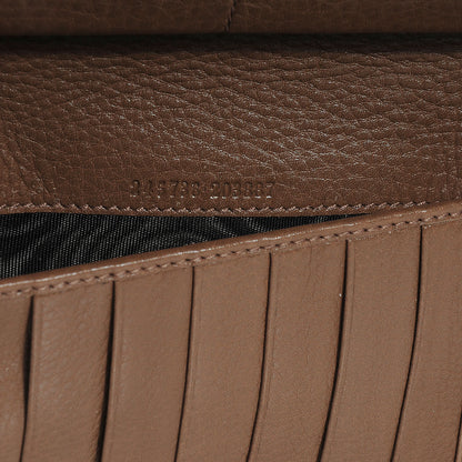 Gucci Leather 1973 Zip Around Wallet Light Brown 7 of 7