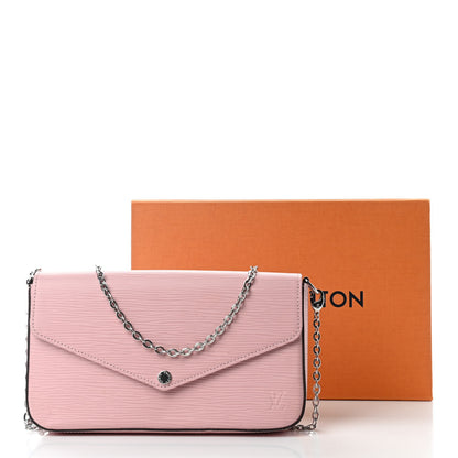 Louis Vuitton Epi Pochette Felicie Rose Ballerine 11 of 11