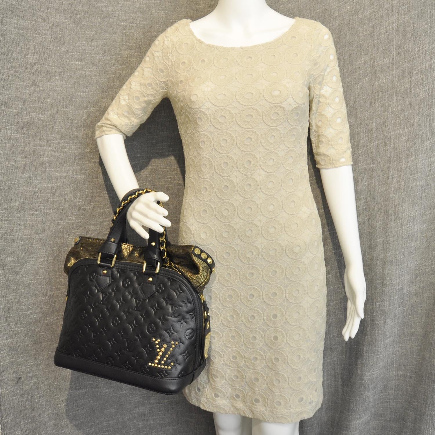Louis Vuitton Monogram Double Jeu Neo Alma Black 2 of 15