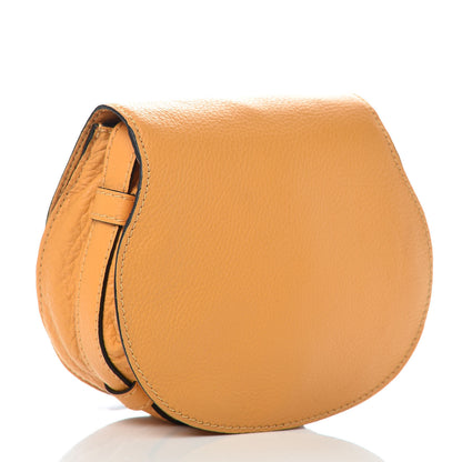 Chloe Calfskin Mini Marcie Round Crossbody Bag Burning Camel 3 of 11