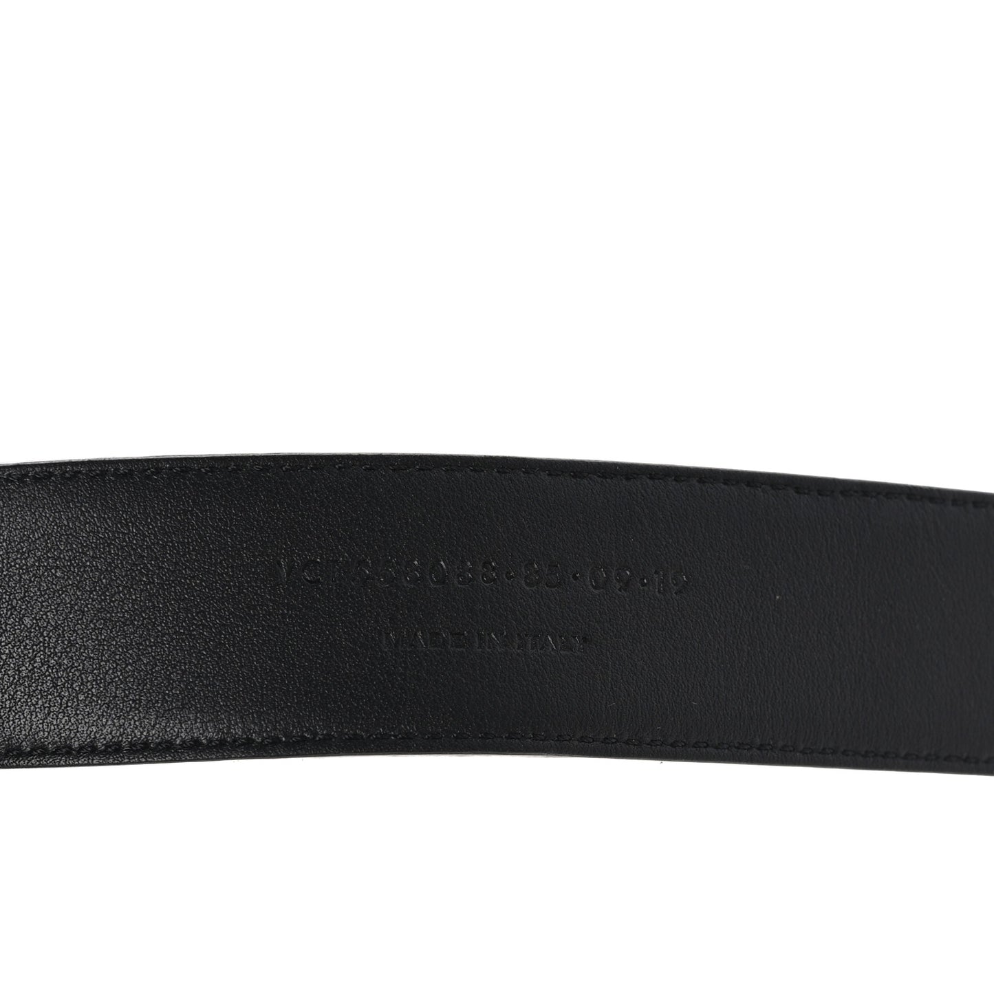 Suede Monogram Square Buckle Belt 85 34 Black