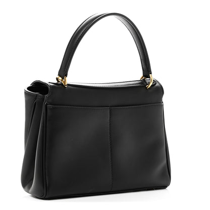 Balenciaga Natural Smooth Calfskin Mini Rodeo Top Handle Handbag Black 2 of 8