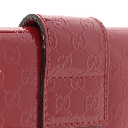 Gucci Patent Microguccissima Heart 6 Key Holder Case Red 8 of 9