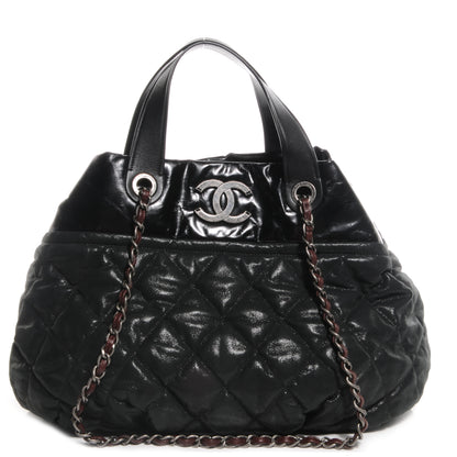 Chanel Iridescent Calfskin Large In The Mix Tote Black 1 of 8