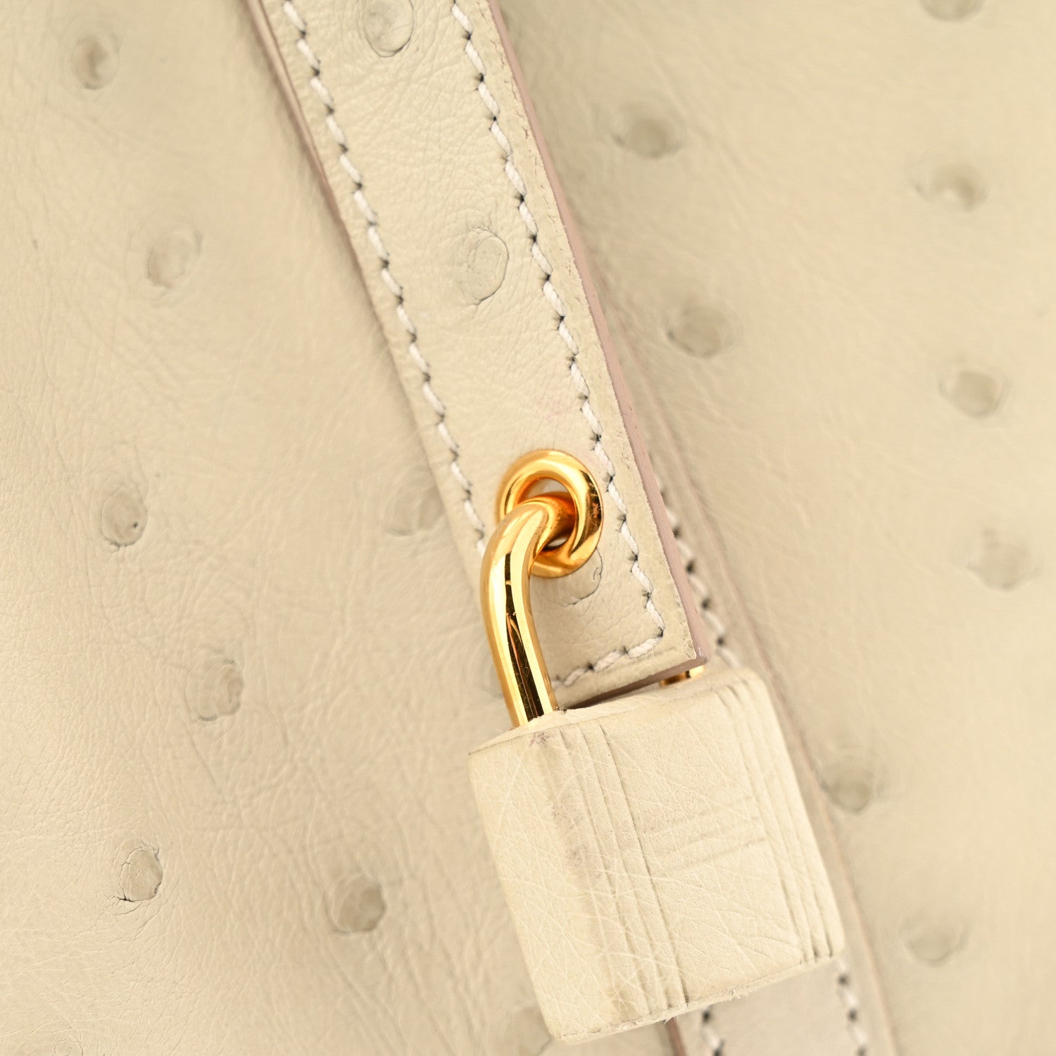 Hermes Ostrich Picotin Lock 18 Gris Perle 11 of 12