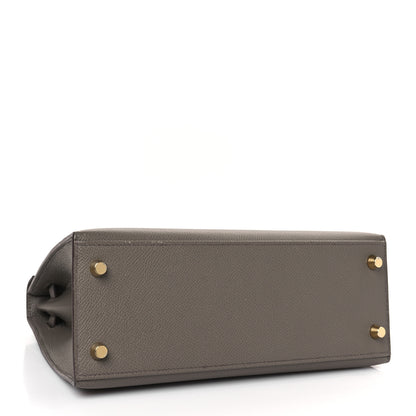 Hermes Epsom Kelly Sellier 25 Etain 4 of 10