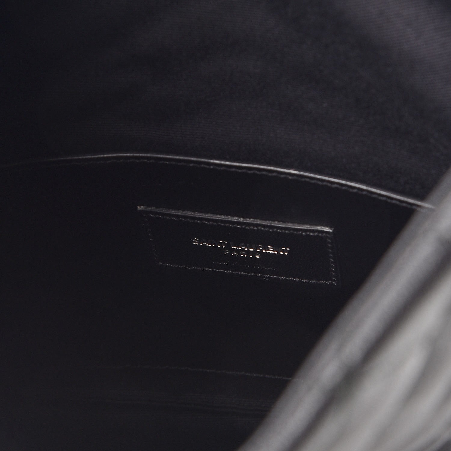Saint Laurent Calfskin Tri-quilt Monogram West Hollywood Clutch Black 3 of 7