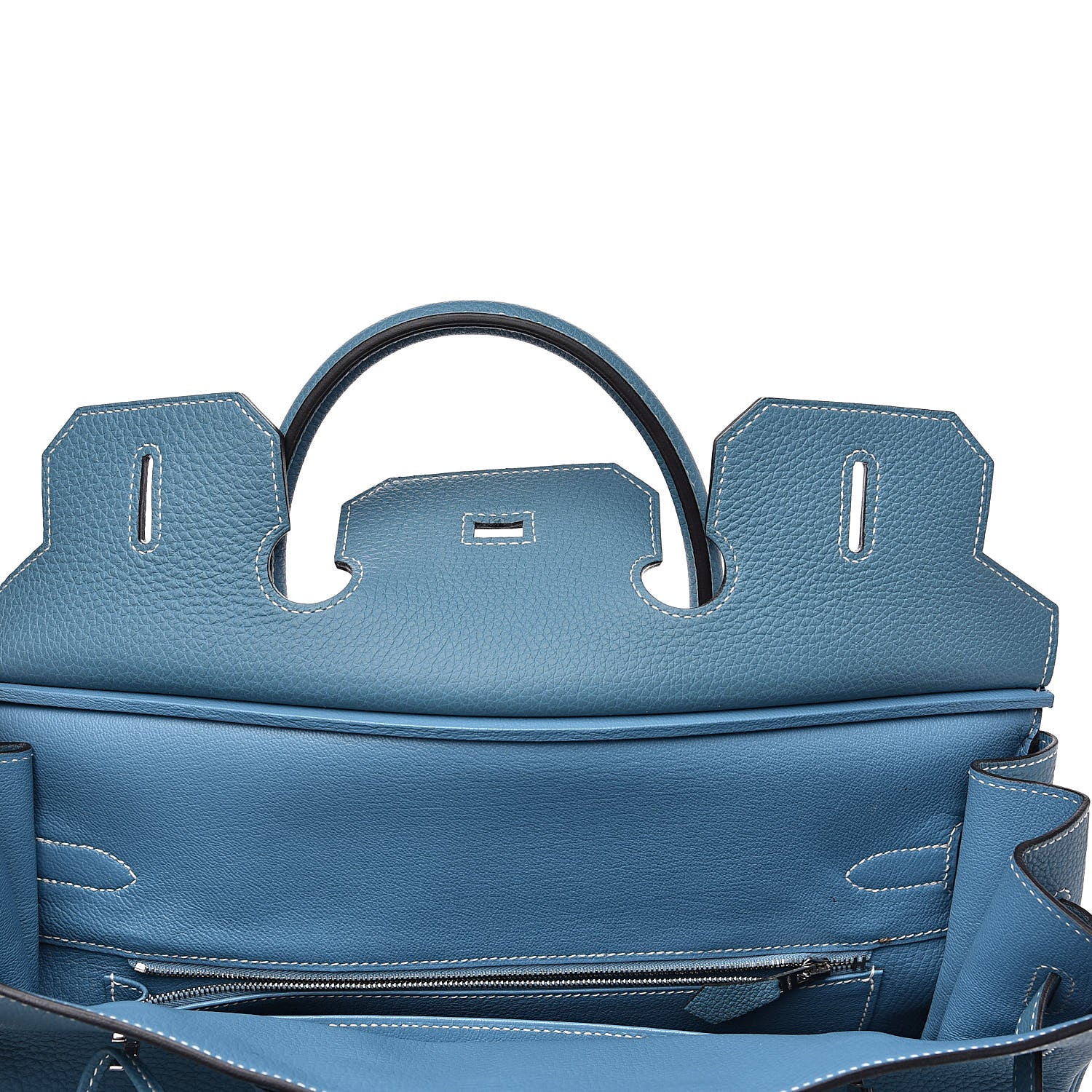 Hermes Togo Birkin 35 Blue Jean 20 of 28