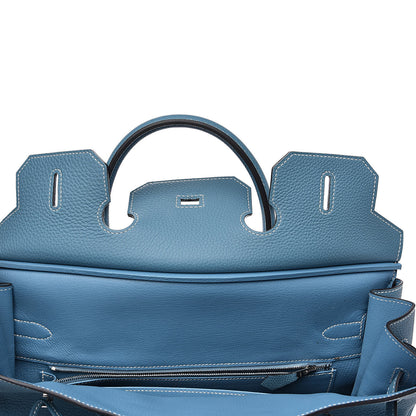 Hermes Togo Birkin 35 Blue Jean 20 of 28