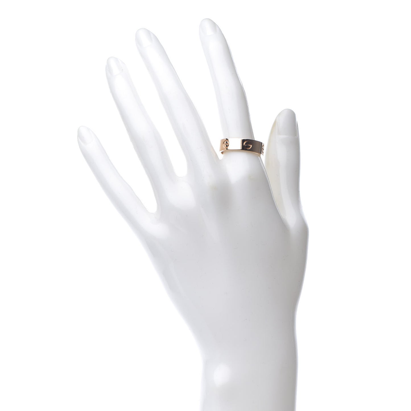 18K Pink Gold 5.5mm LOVE Ring 57 8
