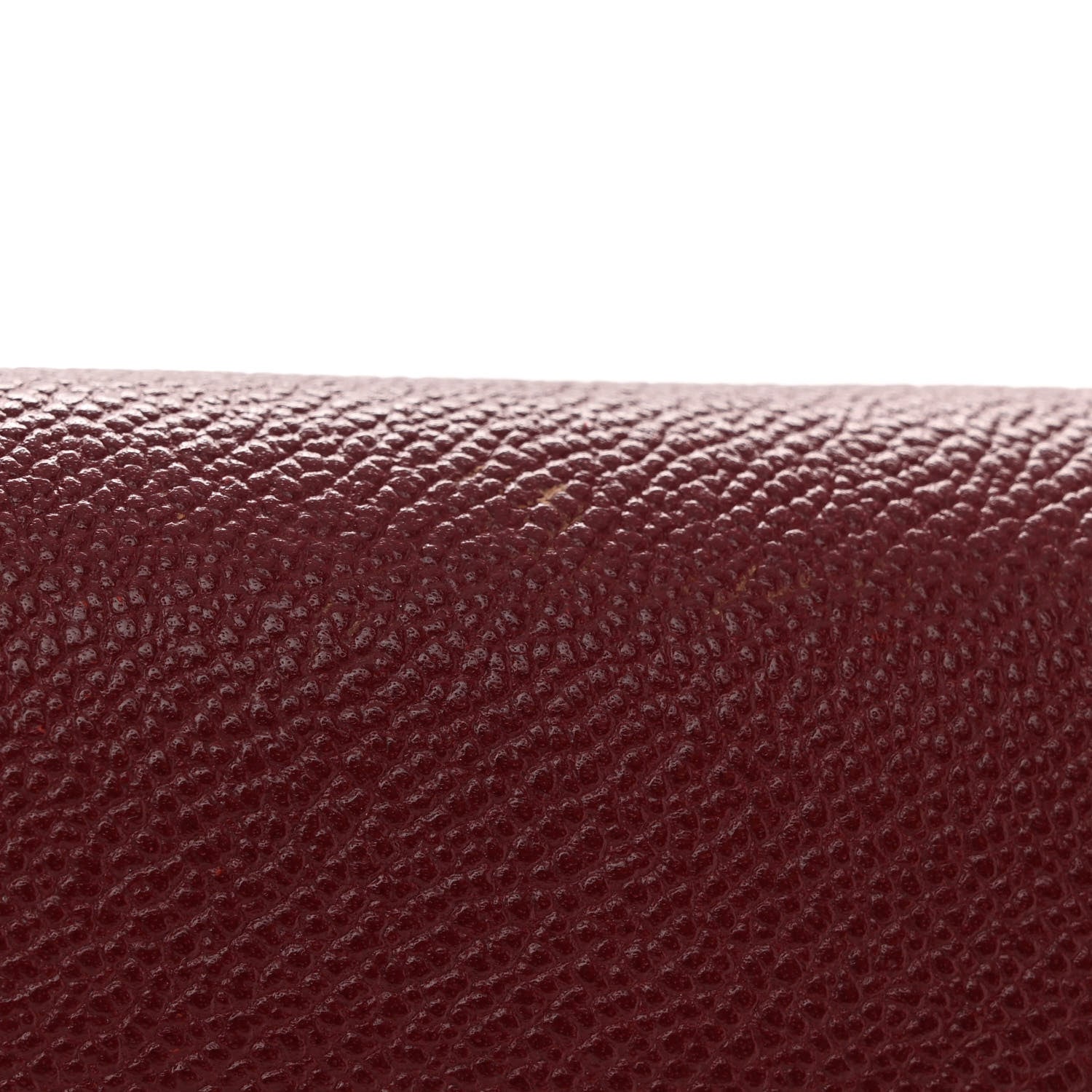 Burberry Grainy Calfskin Henley Wallet On Chain Burgundy 11 of 12