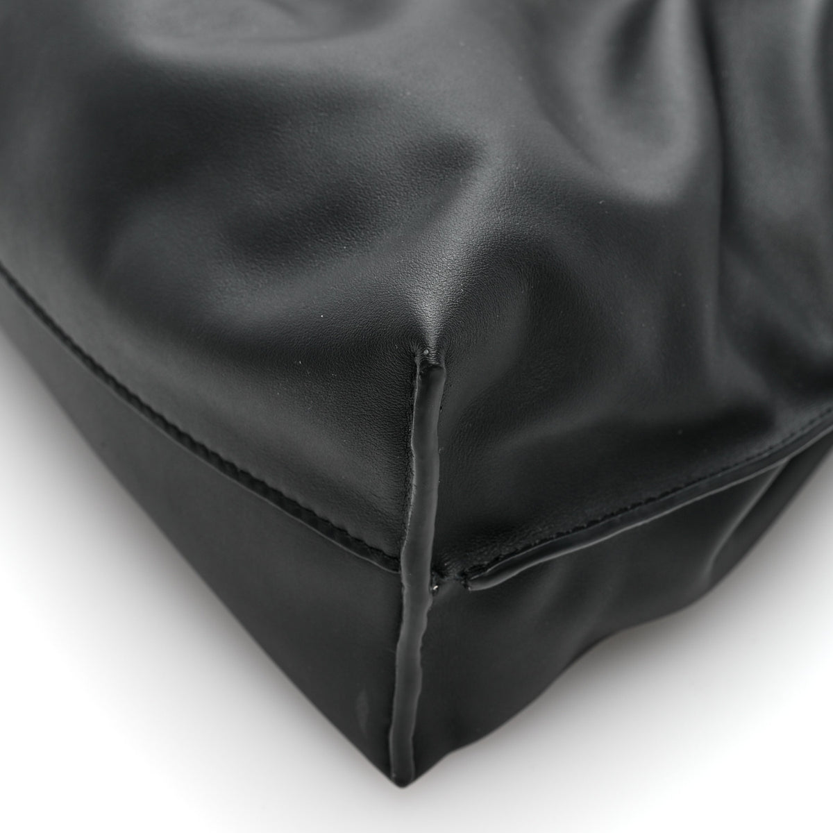 Nappa Medium Flamenco Knot Bag Black