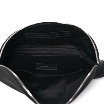 Saint Laurent Canvas Monogram Belt Bag Black 5 of 9
