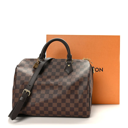 Louis Vuitton Damier Ebene Speedy Bandouliere 30 11 of 11