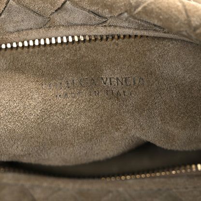 Bottega Veneta Suede Calfskin Intrecciato Teen Jodie Hobo Beige 6 of 11