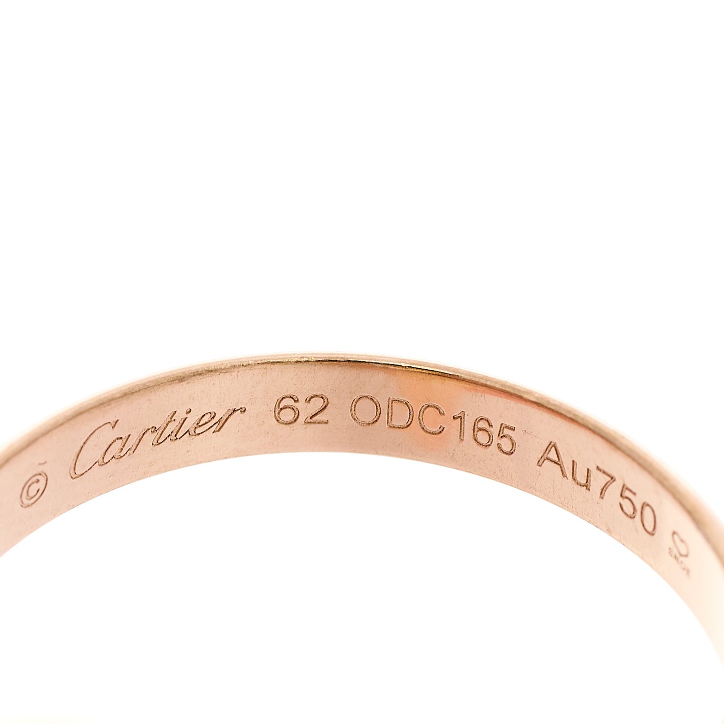 18K Pink Yellow White Gold Classic Trinity Ring 62 10