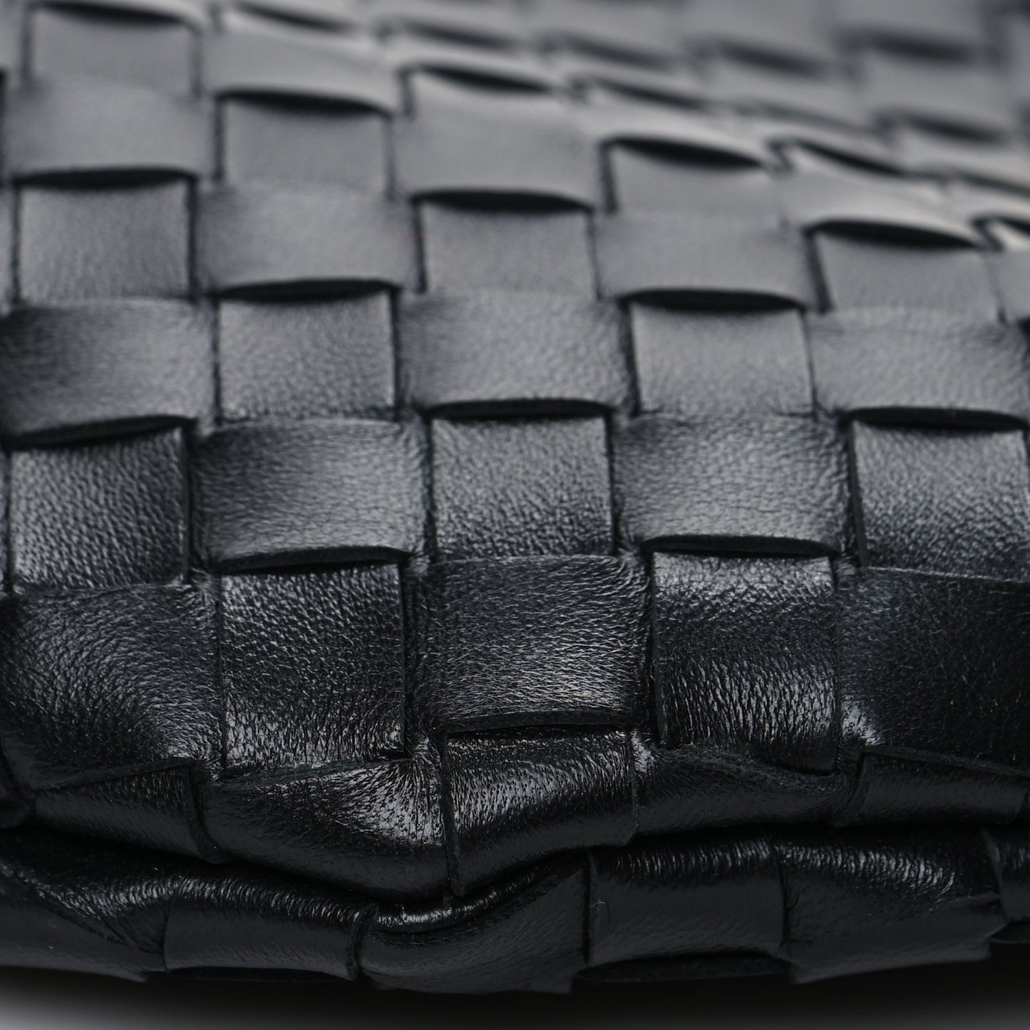 Nappa Intrecciato Sardine Bag Black