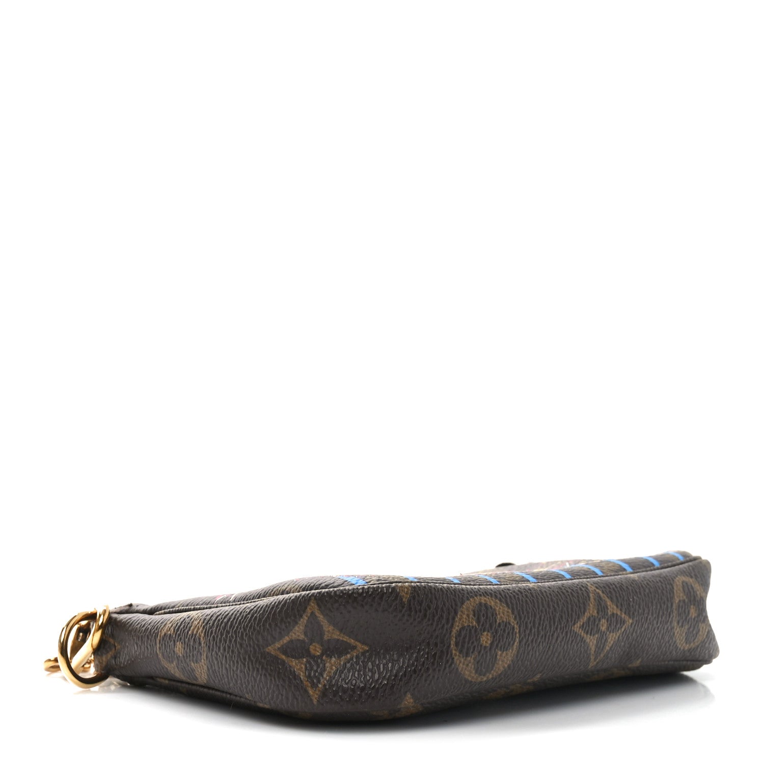 Louis Vuitton Monogram 2020 Christmas Animation Roller Coaster Mini Pochette Accessories Pivoine 4 of 11