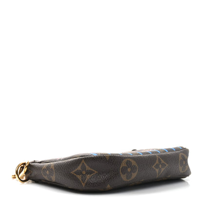 Louis Vuitton Monogram 2020 Christmas Animation Roller Coaster Mini Pochette Accessories Pivoine 4 of 11