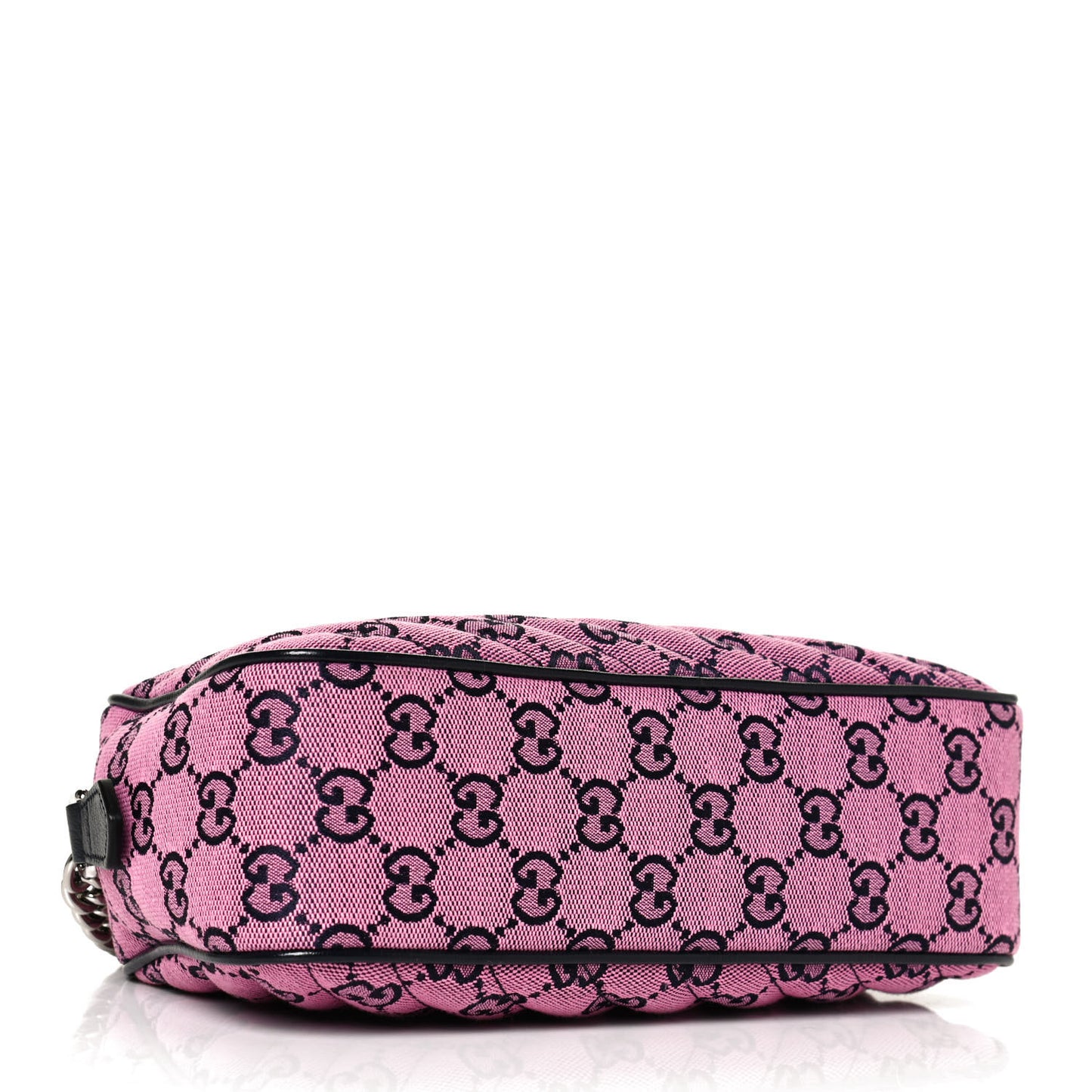 Monogram Multicolor Matelasse Diagonal Small GG Marmont Chain Shoulder Bag Pink Blue