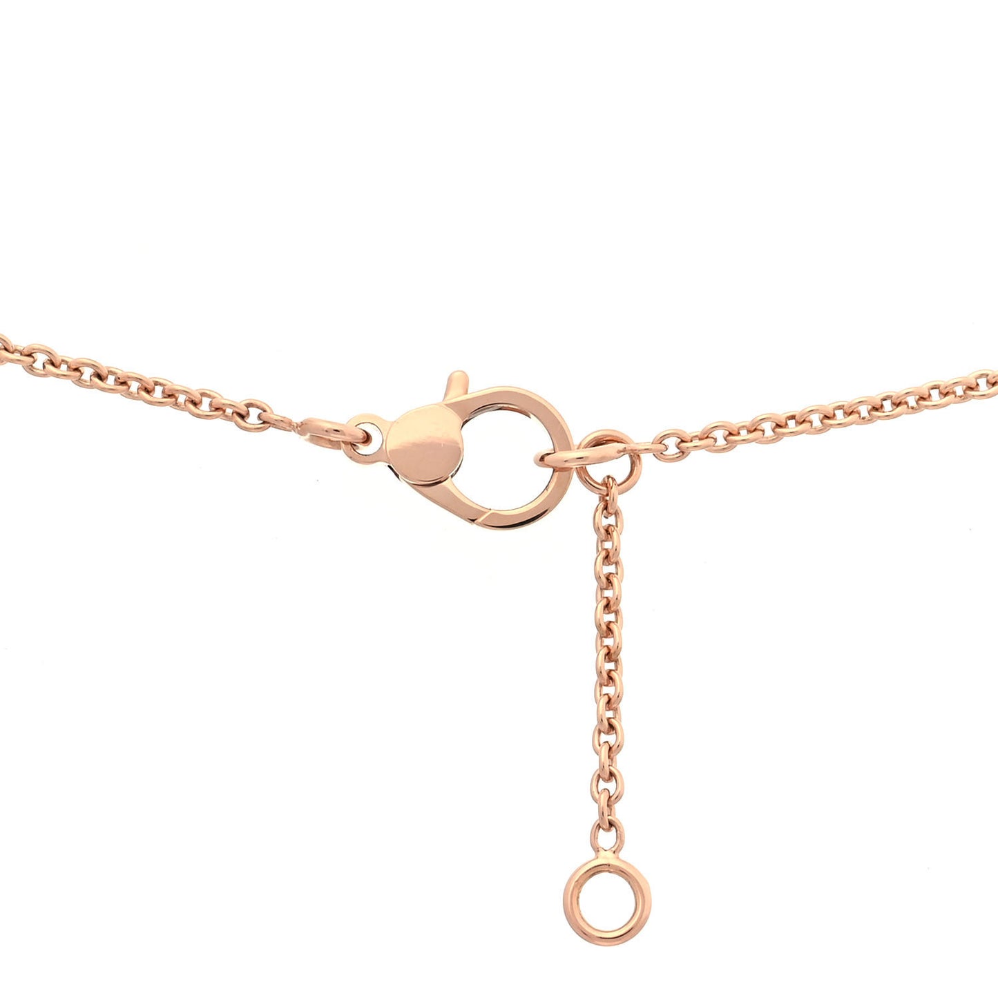 18K Rose Gold Diamond Finesse Pendant Necklace