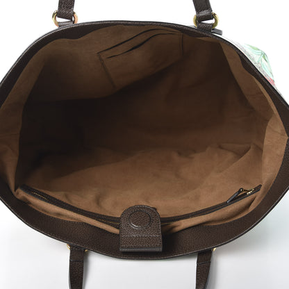 Gucci Soft GG Supreme Monogram Tian Medium Crossbody Tote Beige Multicolor New Acero 4 of 10