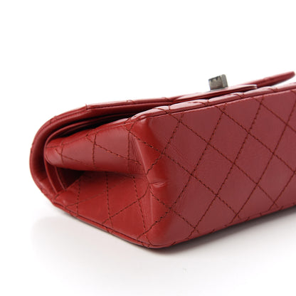 Chanel Aged Calfskin Quilted 2.55 Reissue 224 Flap Red 6 of 11