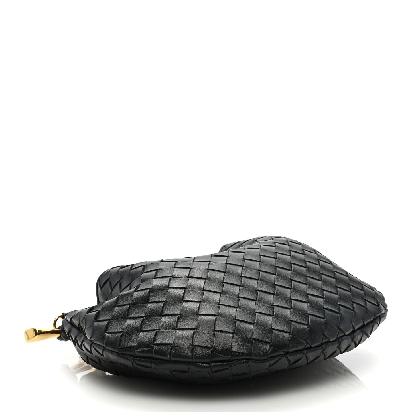 Nappa Intrecciato Sardine With Chain Bag Black