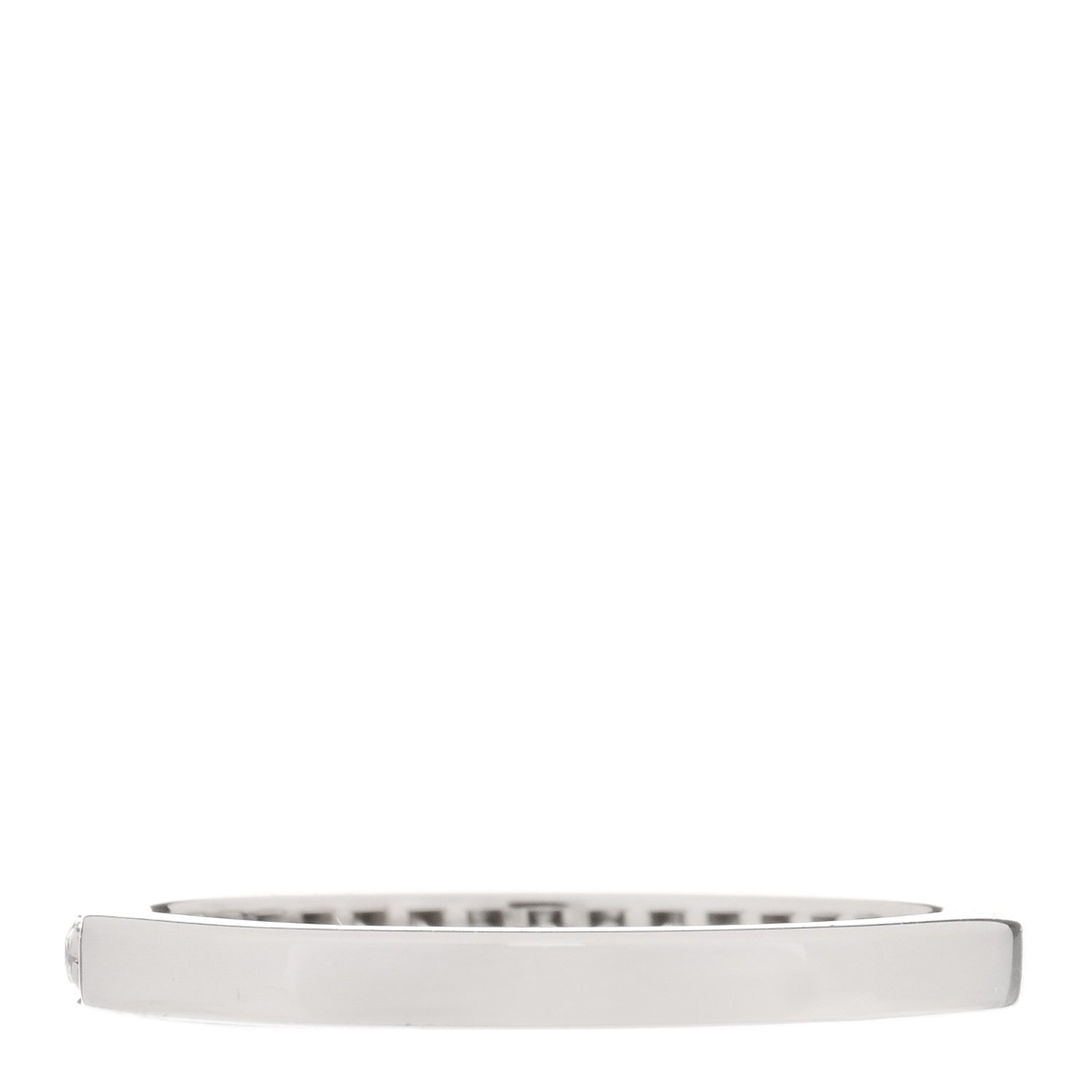 Tiffany Platinum Diamond Grace Half Circle Wedding Band Ring 54 6.75 3 of 4