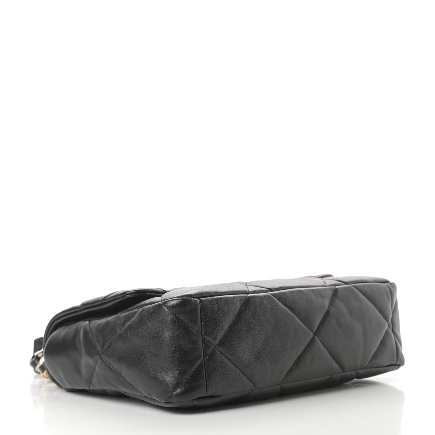 Chanel Lambskin Quilted Large Chanel 19 Flap Black 4 of 11