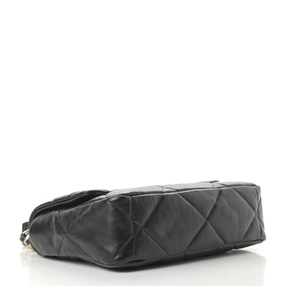 Chanel Lambskin Quilted Large Chanel 19 Flap Black 4 of 11