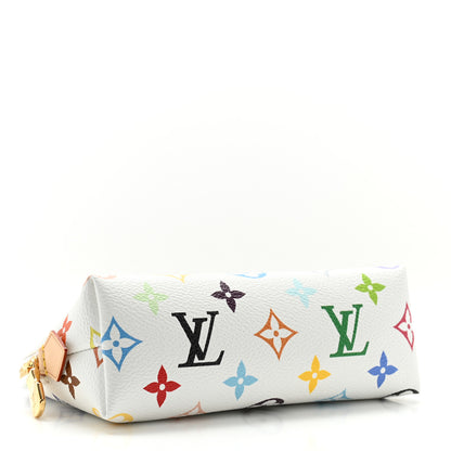 Louis Vuitton LV x TM Monogram Multicolor Cosmetic Pouch PM White 4 of 7