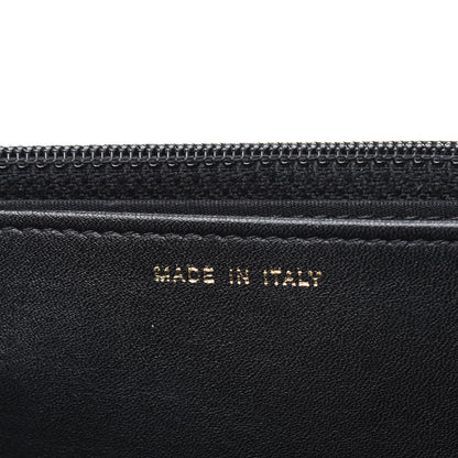 Chanel Calfskin Chevron Boy Wallet On Chain WOC Black 7 of 12