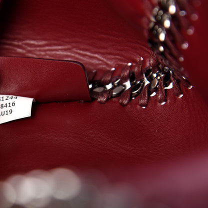 Stella McCartney Denim Alter Nappa Logo Falabella Reversible Tote Burgundy 10 of 10