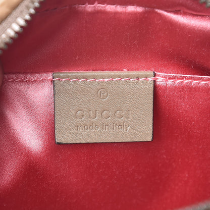 Gucci Velvet Matelasse Small GG Marmont Chain Shoulder Bag Taupe 6 of 7