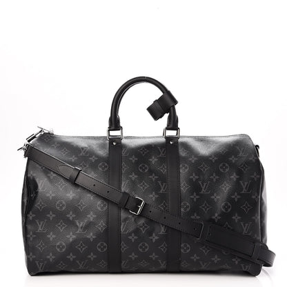 Louis Vuitton Monogram Eclipse Keepall Bandouliere 45 1 of 8