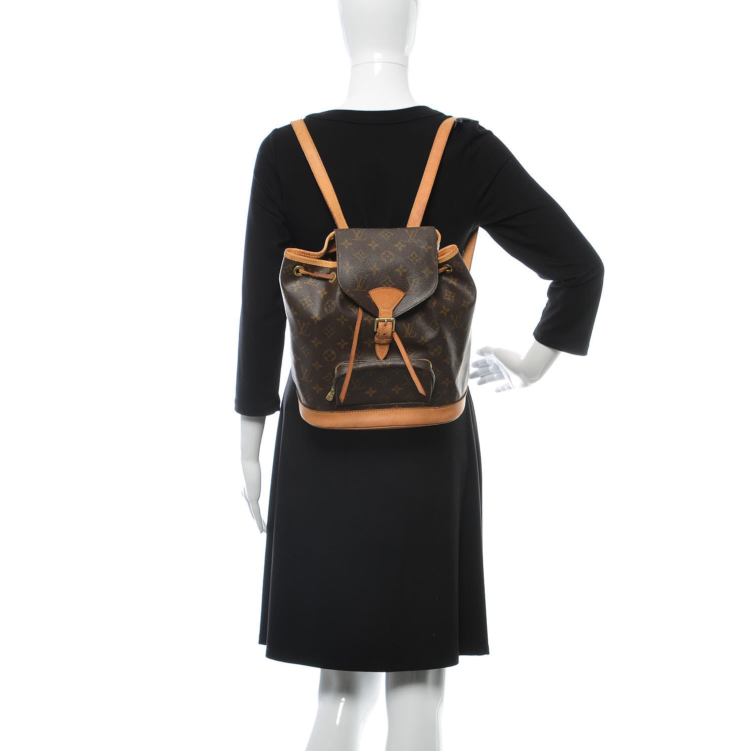 Louis Vuitton Monogram Montsouris MM Backpack 2 of 16