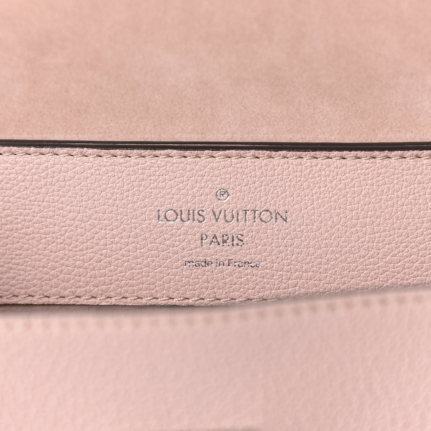 Soft Calfskin Embroidered Lockme Ever BB Rose Pink Snow White Black