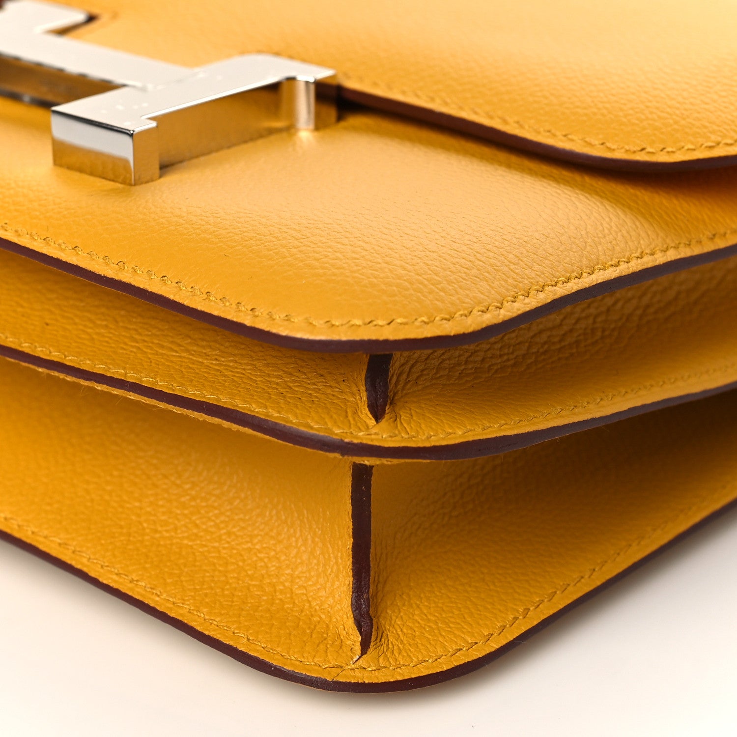 Hermes Evercolor Verso Constance 18 Jaune Ambre Rose Lipstick 10 of 11